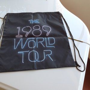 Taylor Swift "“1989” Tour Drawstring Backpack Bag